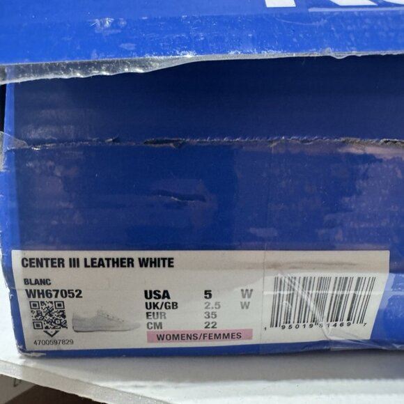 Keds Womens Center III Leather Sneaker White Size 5W - Picture 6 of 6
